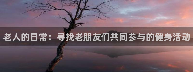 凯捷体育娱乐下载：老人的日常：寻找老朋友们共同参与的健身活动