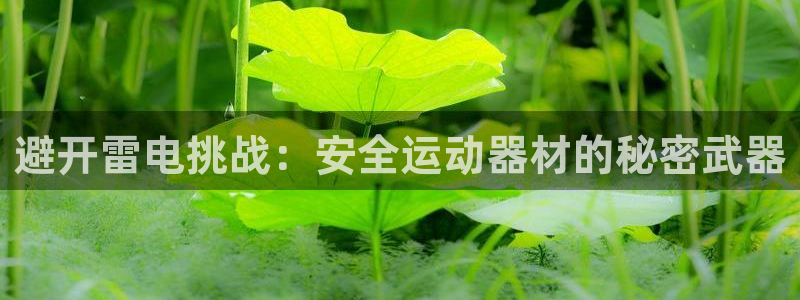 凯捷体育开户：避开雷电挑战：安全运动器材的秘密武器