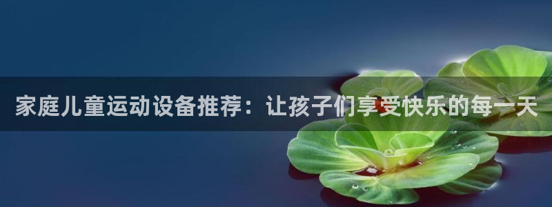 凯捷体育娱乐首页官网下载：家庭儿童运动设备推荐：让孩