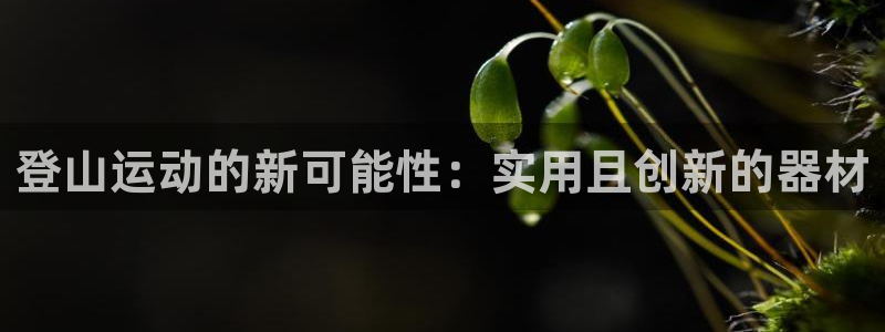 凯捷体育平台是正规平台吗知乎：登山运动的新可能性：实