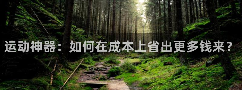 凯捷体育娱乐代理怎么样：运动神器：如何在成本上省出更多钱来？