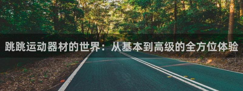 凯捷体育集团logo：跳跳运动器材的世界：从基本到高级的全方