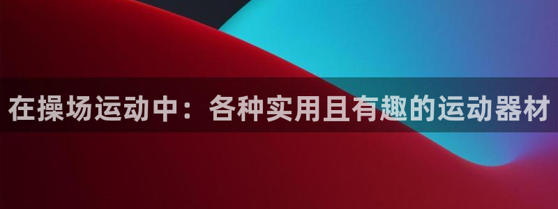 凯捷体育集团E.ON：在操场运动中：各种实用且有趣的运动器材